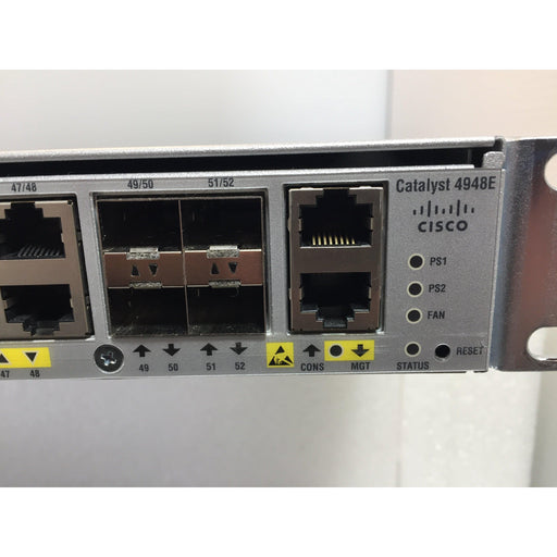 Cisco Ws-C4948E-S 48-Port Dual Power Ip Base Switch