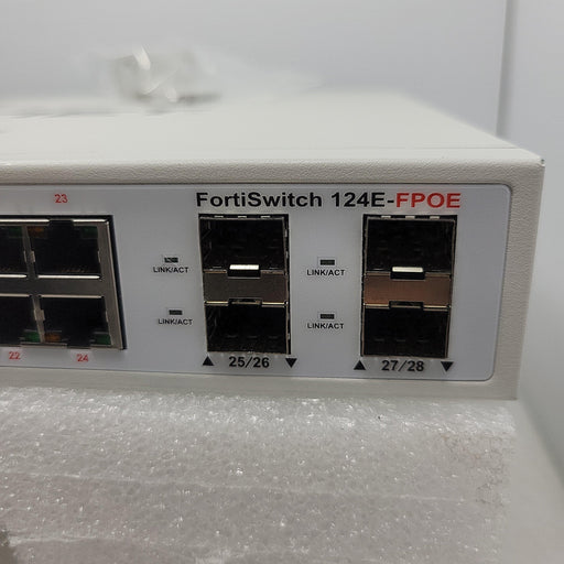 Fortinet Fortiswitch Fs-124E-Fpoe 24-Port Poe Managed Switch