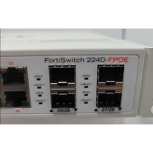 Fortinet Fortiswitch Fs-224D-Fpoe 24-Port 1Gbe Full Poe+ Switch Os 7.0.4