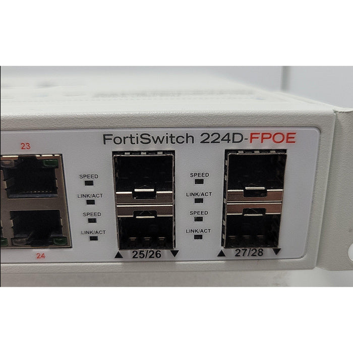 Fortinet Fortiswitch Fs-224D-Fpoe 24-Port 1Gbe Full Poe+ Switch Os 7.0.4