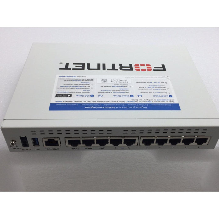 Fortinet Fortigate Fg-61F Dual Wan 5-Port Security Firewall Os 7.0.2