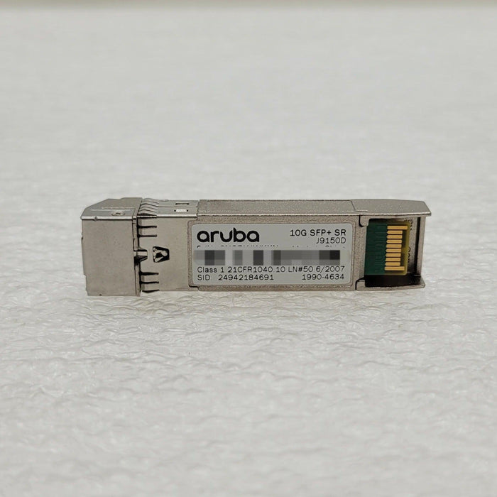 Hpe Aruba J9150D 10G Base-Sr-Lc Mmf Sfp+ Fiber Optic Transceiver Module