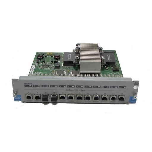 Hpe J8763A 4200Vl Series 12X Fe 100-Fx Mt-Rj Switch Module