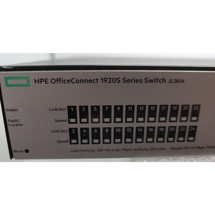 Hpe Jl381A Officeconnect 1920S 24X 1Ge 2X Sfp Switch