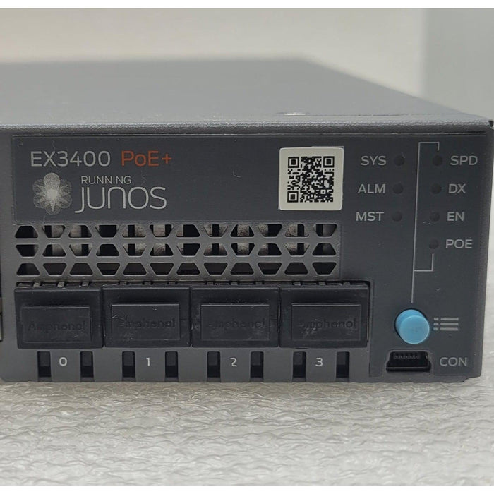 Juniper EX3400-48P 48-Port PoE+ Front-to-Back Airflow Switch