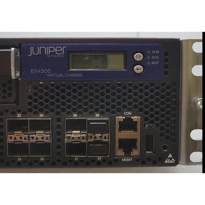 Juniper EX4500-40F-VC1-FB 40-Port Dual Power Front-to-Back Airflow Switch