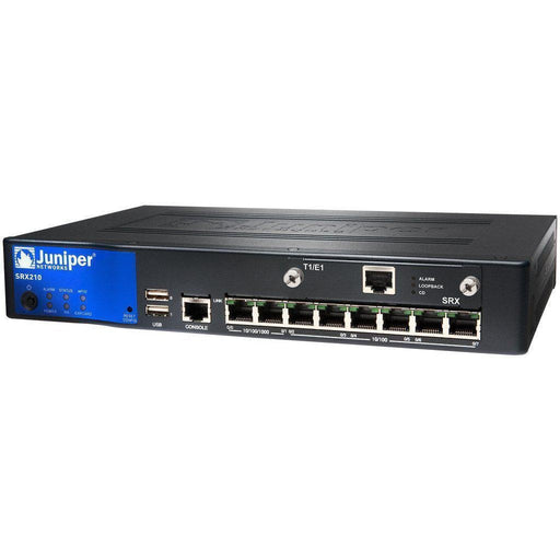 Juniper Srx210He2 Srx210 Series 850 Mbps 6X Fe 2X 1Ge 1X Pim Slot Services Gateway Router