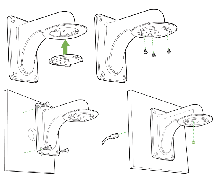 Cisco Meraki Mounting Bracket for Network Camera (MA-MNT-MV-38-O)