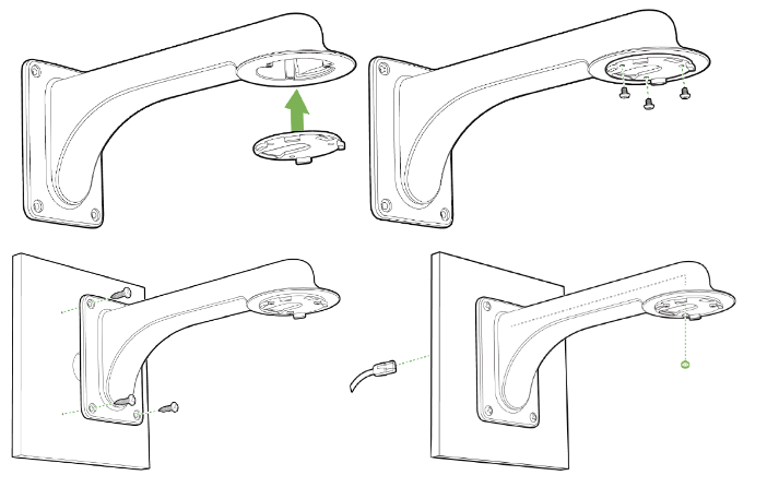 Cisco Meraki Wall Mount for Network Camera (MA-MNT-MV-48-O)