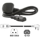 Cisco Meraki Standard Power Cord (MA-PWR-CORD-UK-O)