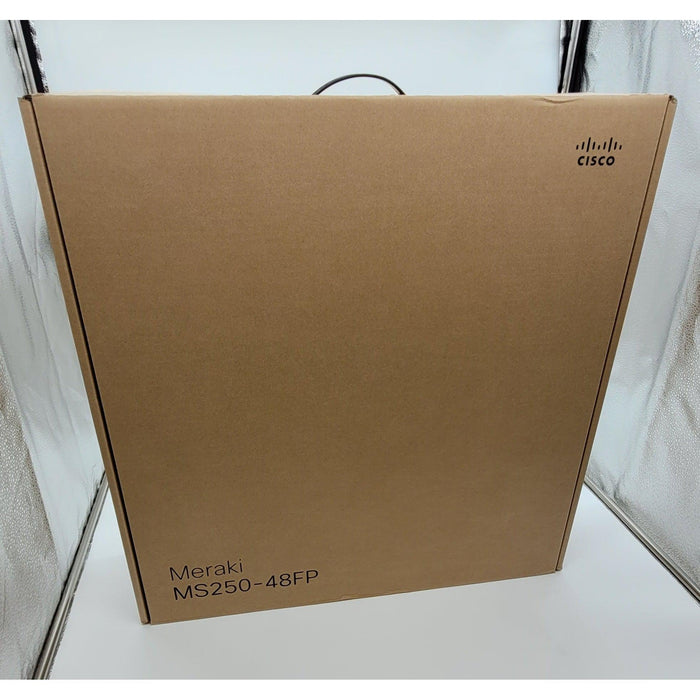 New Cisco Meraki Ms250-48Fp-Hw 48-Port Gbe Poe+ Unclaimed Switch