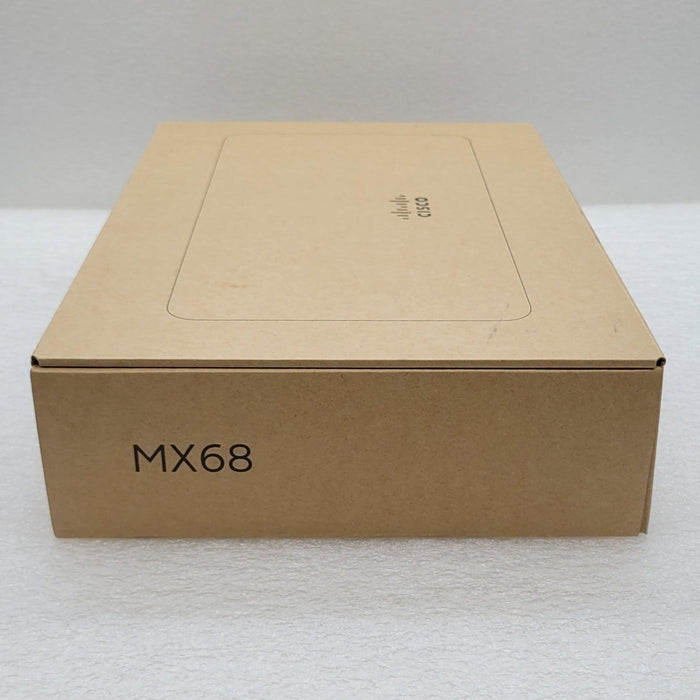 New Cisco Meraki Mx68-Hw 450 Mbps 10X 1Ge (2X 1Gbe Poe+) Lan Unclaimed Firewall W/Ac
