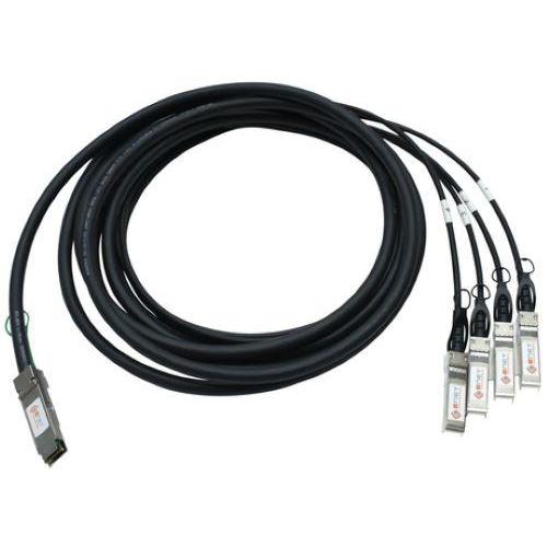 New Cisco Qsfp-4Sfp10G-Cu1M 1M 40Ge Qsfp+ To 4X 10Ge Sfp+ Breakout Cable Transceiver Qsfp