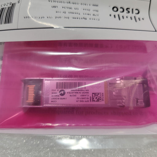 New Cisco Sfp-10G-Lr 10Ge Base-Lr 1310Nm Long Reach Smf Sfp+ Transceiver 10G