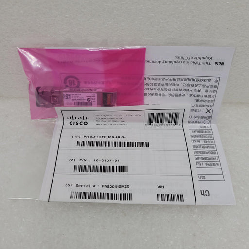 New Cisco Sfp-10G-Lr-S 10Gb Base-Lr 1310Nm Long Reach Smf Sfp+ Transceiver Fiber Optic 10G