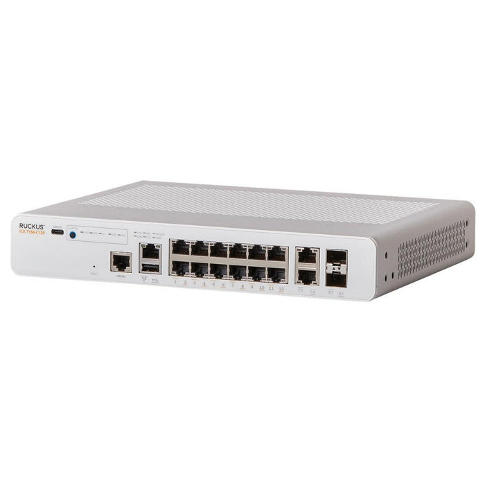 New Open Box Ruckus Icx7150-C12P 12-Port Poe+ Switch