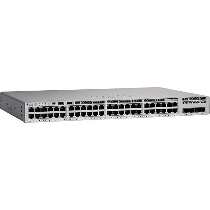 New Cisco C9200L-48P-4X-E 48-Port Poe+ Stackable Switch