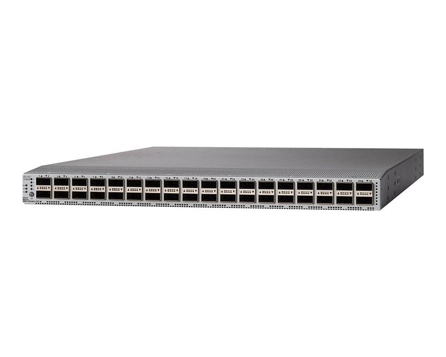 New Cisco N9K-C9336C-Fx2 32-Port Back-To-Front Airflow Switch
