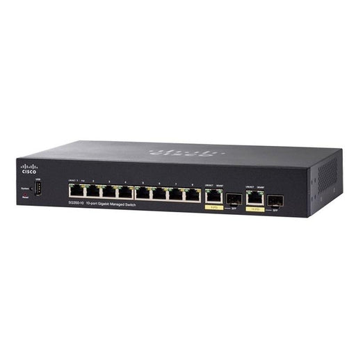 New Open Box Cisco Sg350-10Sfp 10-Port Managed Switch