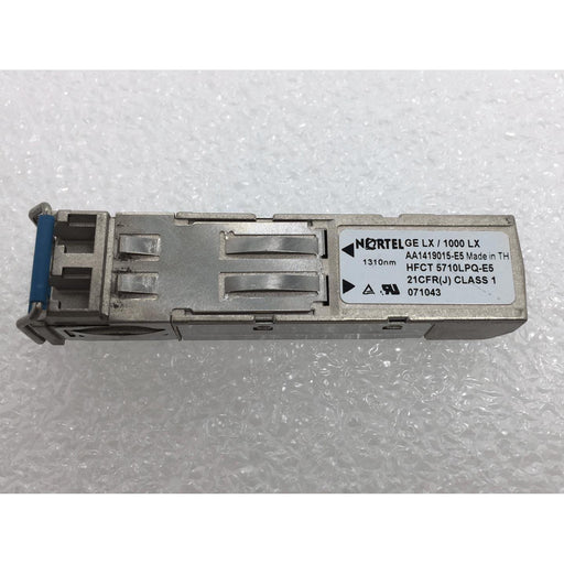 Nortel Aa1419015-E5 1Gb Lx Sfp 1310Nm 10Km Dom Lc Smf Transceiver 1G