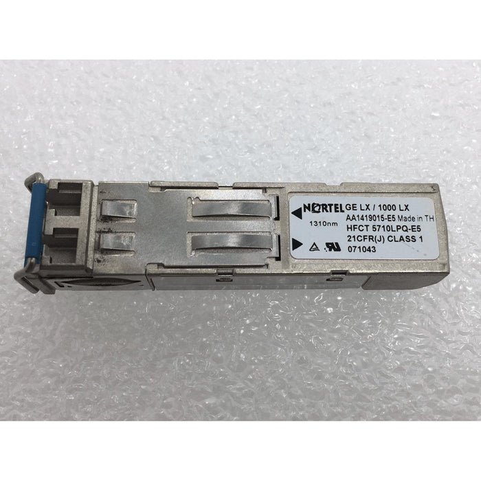 Nortel Aa1419015-E5 1Gb Lx Sfp 1310Nm 10Km Dom Lc Smf Transceiver 1G