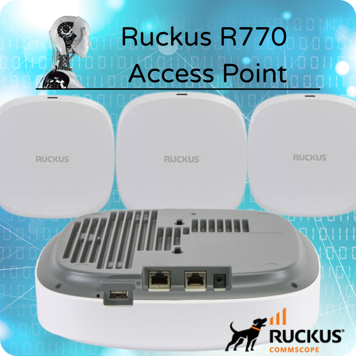 RUCKUS 901-R770-US00 R770 Tri Band Wireless Access Point - Indoor