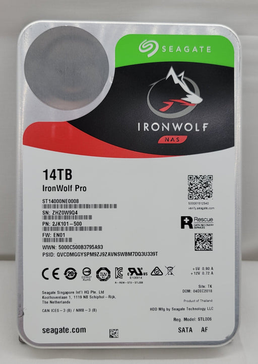 Seagate 14TB Drive