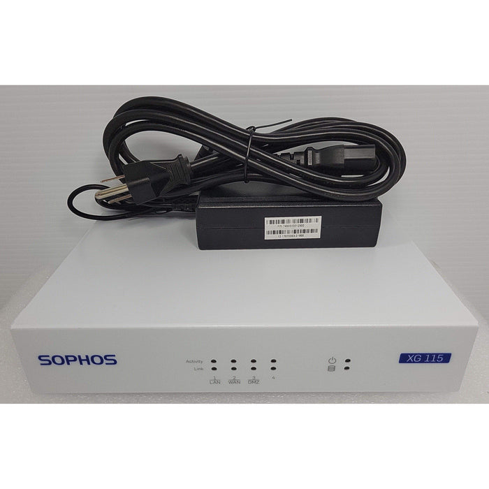 Sophos Xg115 Rev 2 4-Port Lan Security Firewall W/ Ac Adapter