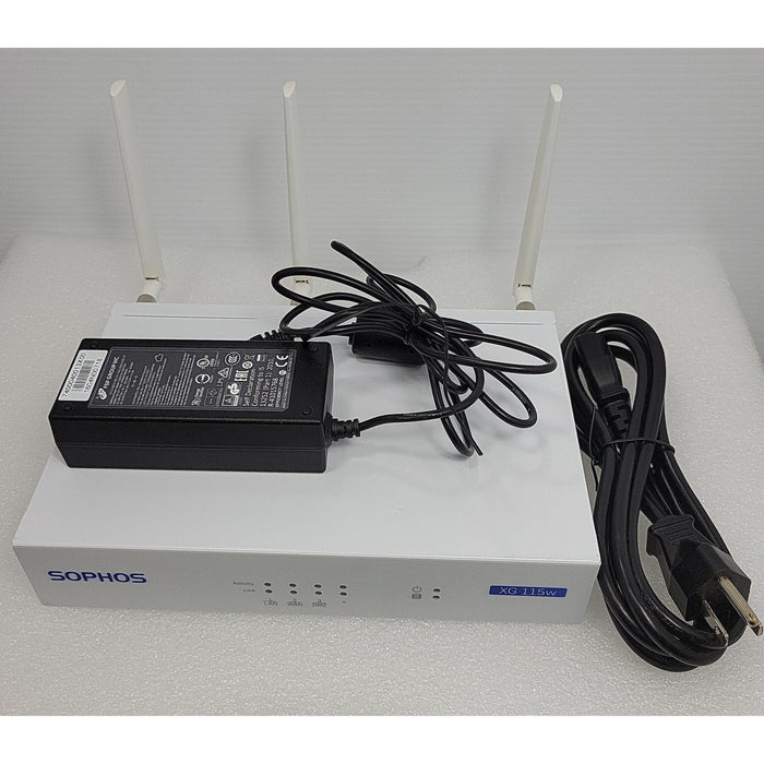 Sophos Xg115W Rev 2 Wireless 4-Port Lan Security Firewall W/ Ac Adapter