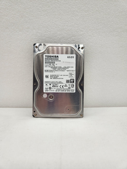Toshiba DT01ACA100 1.0 TB 3.5" SATA 6Gb/s Hard Drive (Dell OCW76M)