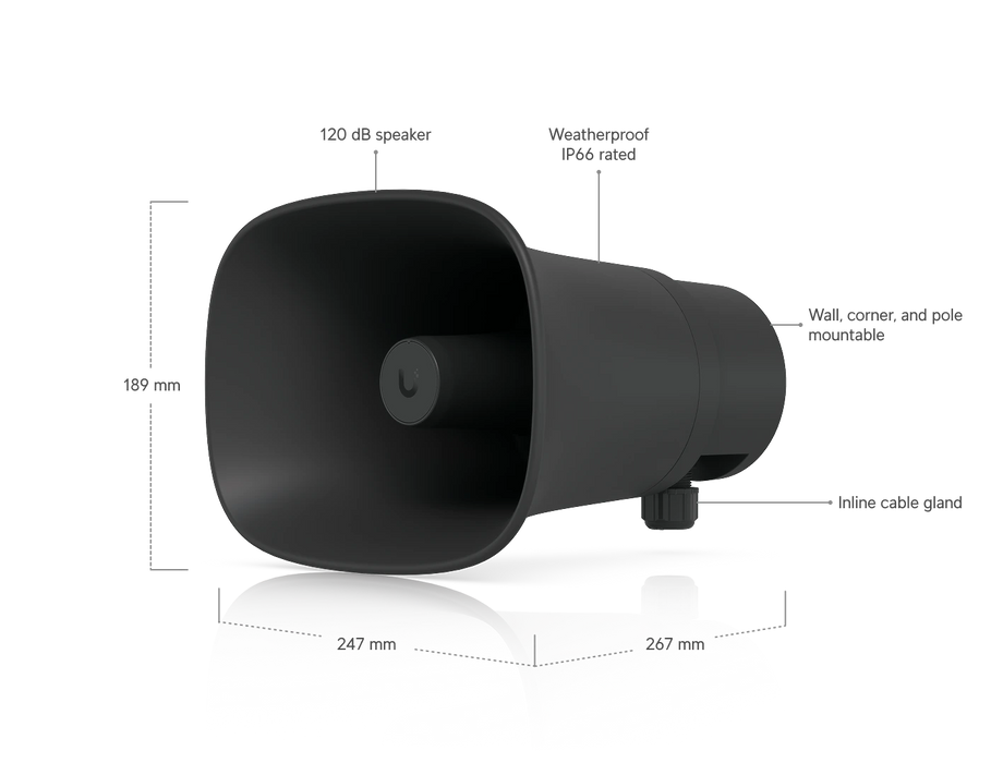 Ubiquiti UP-AI-HORN-SPEAKER-B - official Ubiquiti image 15