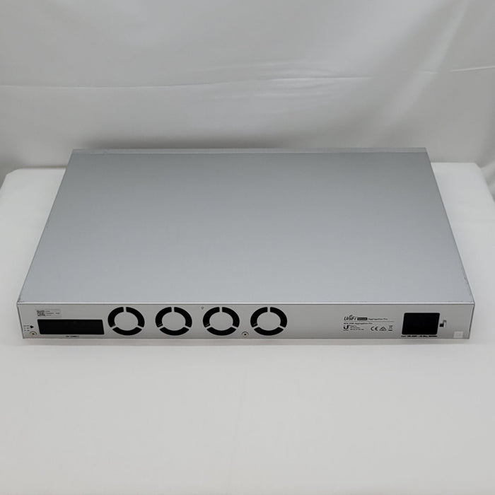 Back of Ubiquiti USW-AGGREGATION-PRO Switch