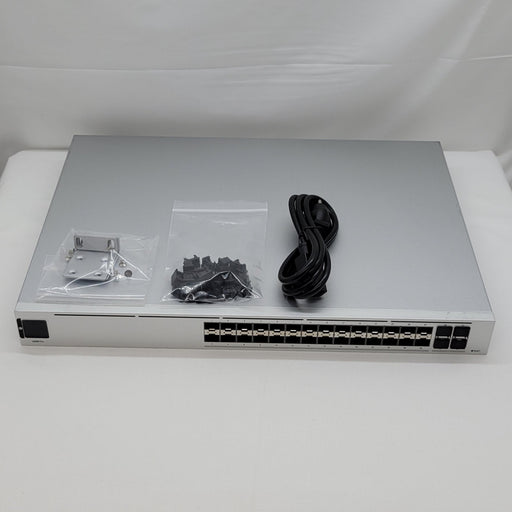 Front of Ubiquiti USW-AGGREGATION-PRO Switch