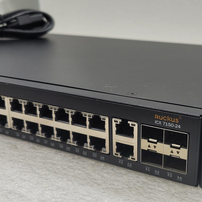 Used Ruckus Icx7150-24-4X1G 24-Port Poe+ Switch