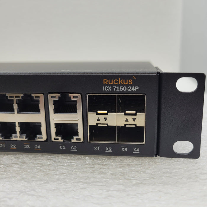 Used Ruckus Icx7150-24P-2X10G 24-Port Poe+ Managed Switch