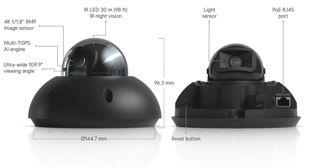 Ubiquiti UVC-G6-Dome-W UniFi Video Camera G6 Dome White - official Ubiquiti image 22