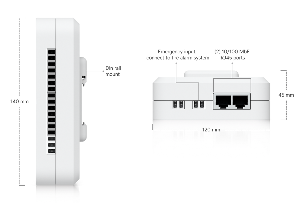 Ubiquiti UA-Retrofit-Hub-2 UniFi Access Retrofit Hub - official Ubiquiti image 12