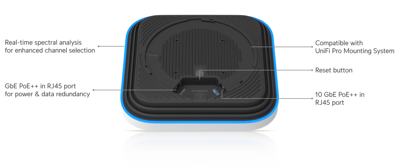 Ubiquiti E7-US Enterprise WiFi 7 Access Point - official Ubiquiti image 12