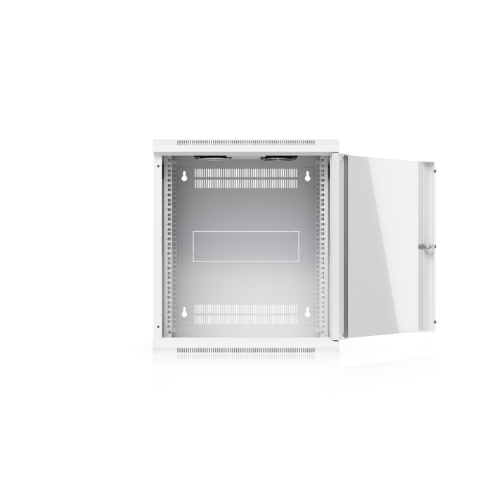 Ubiquiti UACC-Rack-12U-Wall-450-G 12U Wall-Mount Rack Cabinet Glass Door 450mm - official Ubiquiti image 2