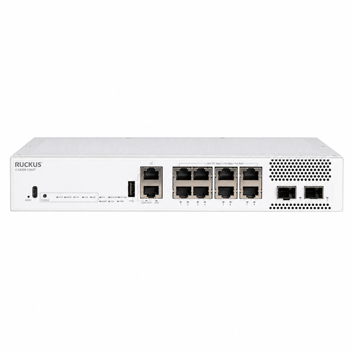 RUCKUS ICX8200-C08ZP exact product image