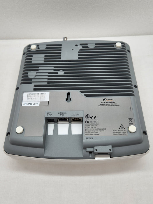 Ruckus 901-R750-US00 Indoor Wi-Fi 6 (802.11ax) Access Point for Ultra-Dense Environments