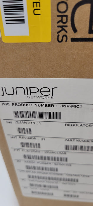 Juniper New Jnp-mic1 12-port Multi-rate Ethernet Module