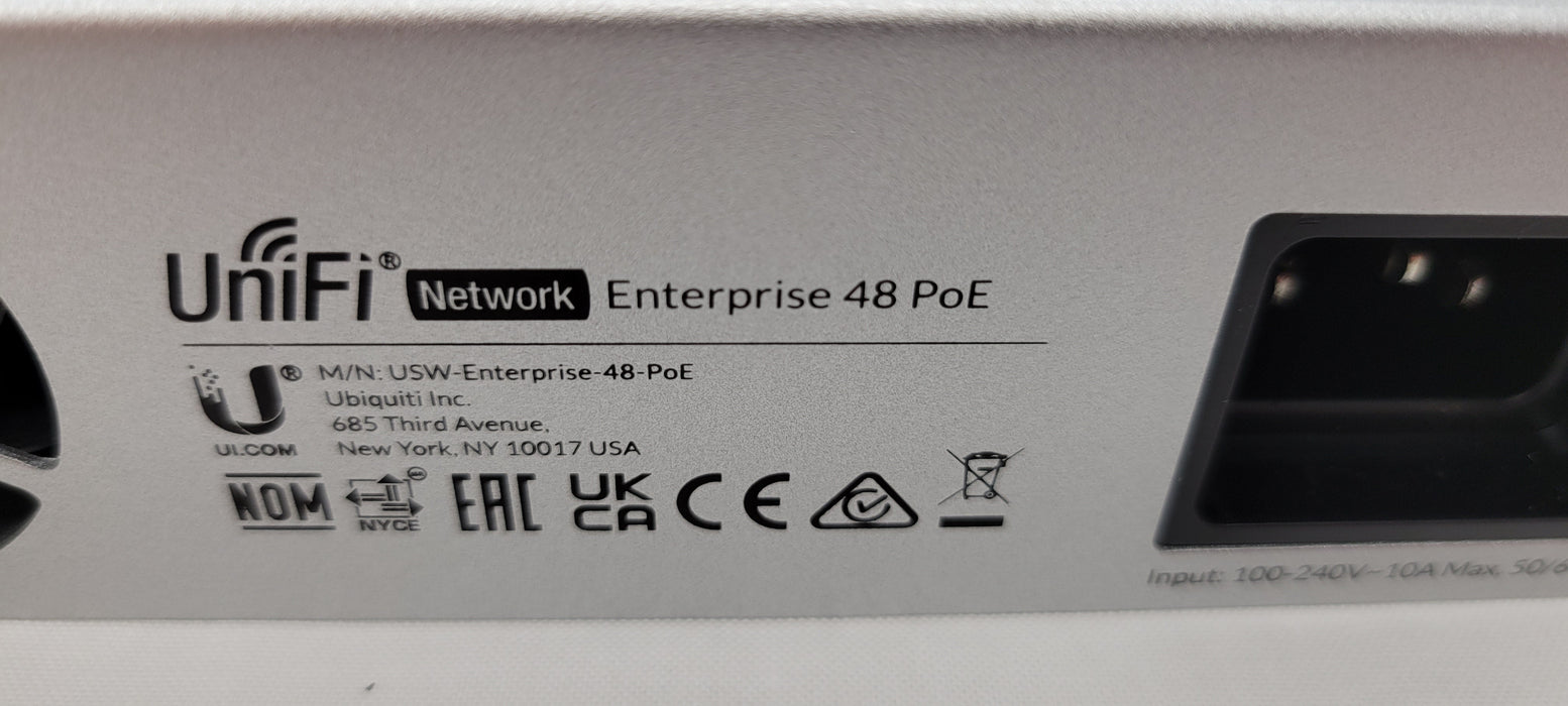 Ubiquiti Usw-enterprise-48-poe 48-port Layer 3 Switch