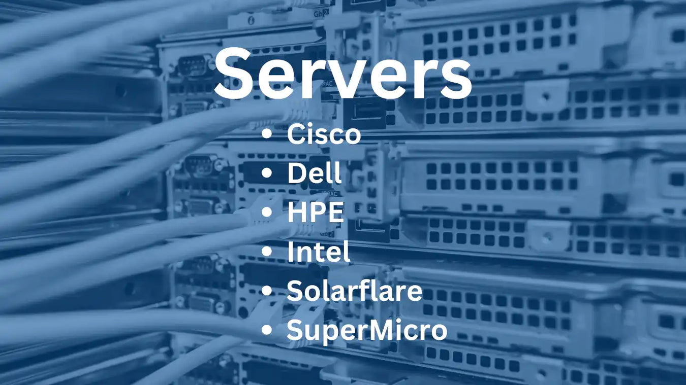 Server hardware list.